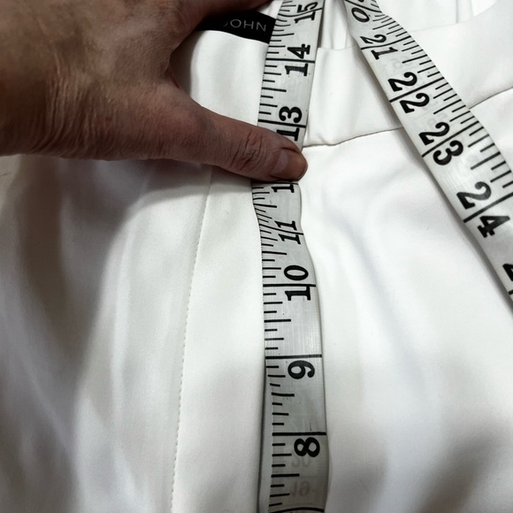 St. John Extra Large Elastic Waist White Pants New With Tag NWT - Picture 11 of 12